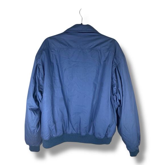 Only Jacket Mens Size Large 44 Bomber Jacket Navy Blue Retro - Picture 3 of 3